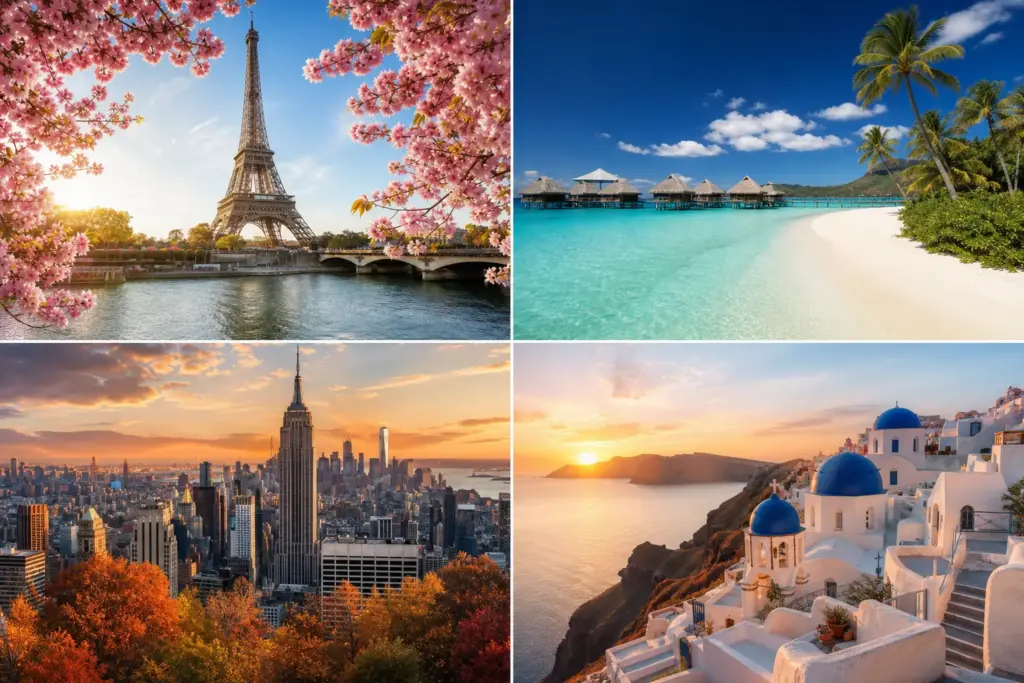 Best Time to Visit Major Holiday Destinations